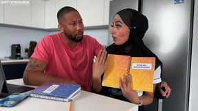 horny muslim student aaliyah yasin gets fucked by her tutor