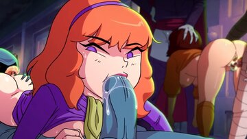 Mystery Gang ▪ EXCLUSIVE 4K Bukkake Cartoon Parody