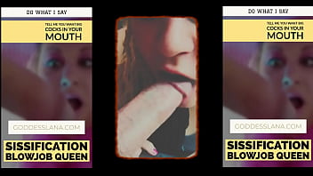 Sissification Blowjob Queen Slide Show Starring Goddess Lana
