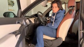 pedal pumping with ass fetish and jeans