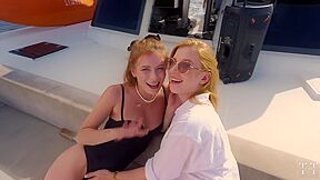 Taking Turns Fucking The Redheads Hotties On The Yacht