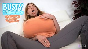 Stella Elle - "Busty Transformation" Prude Bride to be Grows Giant Tits & Transforms into Massive Slutty Bimbo - HD 1080p