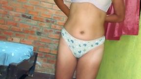 The Neighbor Comes and Fucks Me Without a Condom When My Husband Is Away From Home