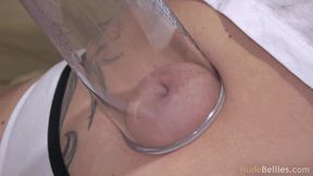 Nude Bellies - Brittany Bardot's sucked belly button (HD)
