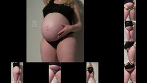Pregnant Sexy Panties Modelling