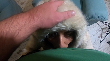 MilfyCalla- Face fuck while wearing white fur coat and ugg boots 208