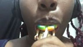 Giantess Enjoying Teeny On Lollypop 4K