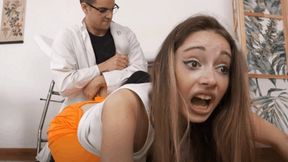 il medico del carcere, una detenuta troppo eccitante (2 parte) - the prison doctor, a too hot inmate (2 part)