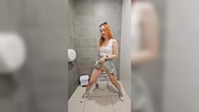 Public Toilet Piss Filled Passion with Horny&#x1F975; Buddy!