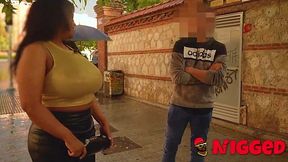 Busty Jennifer Dominic's Massive Tits Fuck Up This Lucky Bastard's Little Head