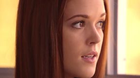 Redhead Kimberly Brix takes first black shaft from Michael Williams
