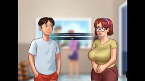 Summertime Saga ep 56 - Secret&#x1F92B; Flirts with the Shy, Busty Nerd