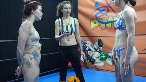 Anasthesia vs Torra - Female Competitive Wrestling Fight - C055 - FullHD
