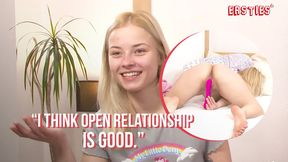 Ukrainian Cutie Using a Vibe for Pleasure