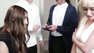 Stealing Jesus Sneaky Sinsisters Seduce Their Stepbrothers into a Sinful Devil Worship!