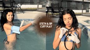 Steth & BP Cuff Play In Hot Tub Feat Aria Nicole 1080p