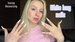 White long nails mesmerising