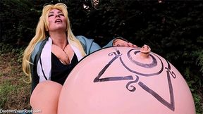 Big Belly Expansion & Body Inflation Fantasy With Tsunade - Mp4 1920x1080p