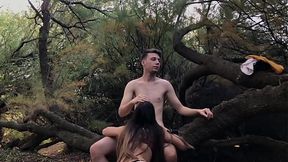 Fucking Her In The Woods After Dark
