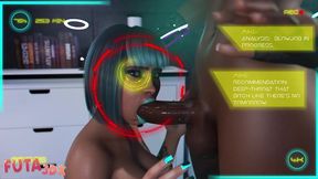 Future fetish: Giant tit futas in intergalactic parties