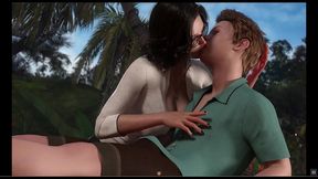 treasure of nadia [pornplay hentai game] ep.57 the hot librarian is teasing the tip of my cock