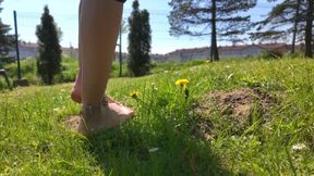 Redhead Ruslana In Lingerie Kick His Balls While He Worship Her Dirty Feet - Full - 4K