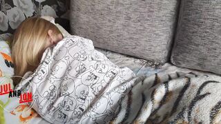 Morning hardcore anal sex. Blonde take long cock deep inside her tight booty.