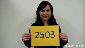 Busty Brunette MILF Takes Massive Load in Czech Casting
