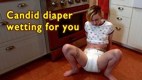 Candid Diaper Wetting Just for You