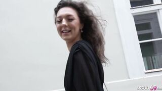 GERMAN SCOUT - THIN UNSHAVED COLLEGE BIMBOS ISABELLA PICKUP AND