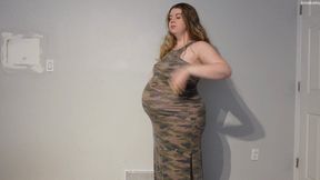 Pregnant in Tight Dresses 41 Weeks Pregnant