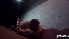 Rough Back Alley Anal with Dahlia Sky & Facial Finish