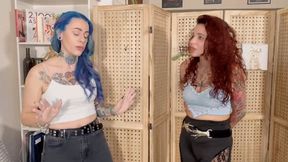 Wedgie Slumber party HIDEF - Ginary & Nichole Foxx