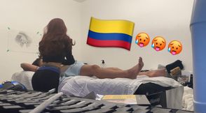 Colombian goddess submits to massive Asian cock&#x1F346; in second, lust-filled encounter
