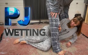PJ pyjama wetting and masturbation