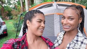 Watch sophisticated Sarai Minx and Maya Farrell's dirt