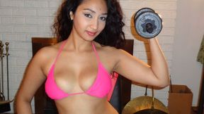SEXY WORKOUT & INTERGENDER BELLY PUNCHING MATCH & INTERGENDER FULL NELSON WRESTLING HOLD MATCH PLUS SO MUCH MORE