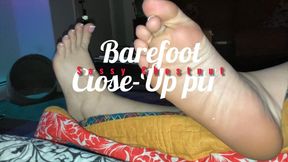 Barefoot Close-Up selfie pt1