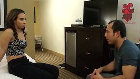 Interracial Blowjob and Hardcore Fucking with Teanna Trump