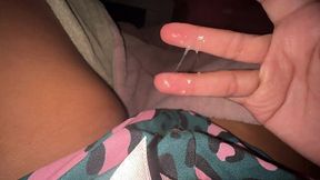 Amateur Latina films herself masturbating till orgasm under the blanket