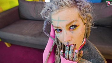 Big COCK ANAL fucking naughty horny HIPPIE slut