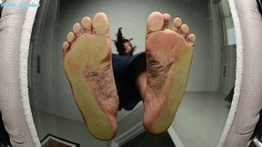 Angry Land lady will take foot cleaning as payment!! - MP4
