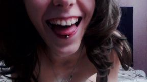 Sexy Brunette Chates with Her Tits out