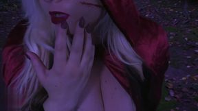 Red Riding Hood Cosplay Masturbation Bad Dragon Dildo