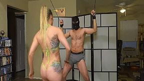 Tied Up and Busted By a Powerful Goddess!