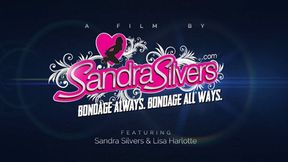Sandra is in Charge, Tying her Lover Lisa Spread Legged for a Wanding in this Vintage Bondage Orgasm Video! 2652 SD