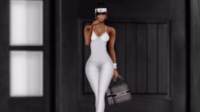 Workout daydream of cock