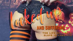 Locked up and Suffering | The Life of a Beta Slave in Chastity (HD) WMV