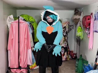 Plush Gardevoir Hoodie and PVC Layers, Breathplay, and Poke Ball Gag