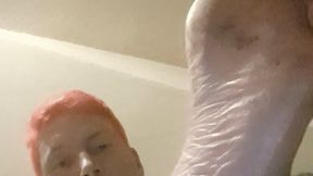 I'm your Master,you are my foot slave,my servant 2